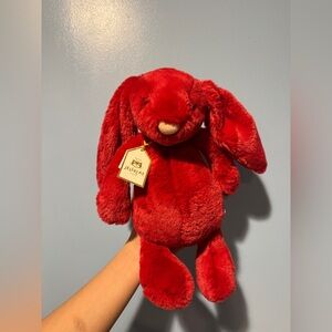 Authentic Jellycat Original
Bashful Luxe Bunny Scarlett-Holiday Exclusive! NWT.